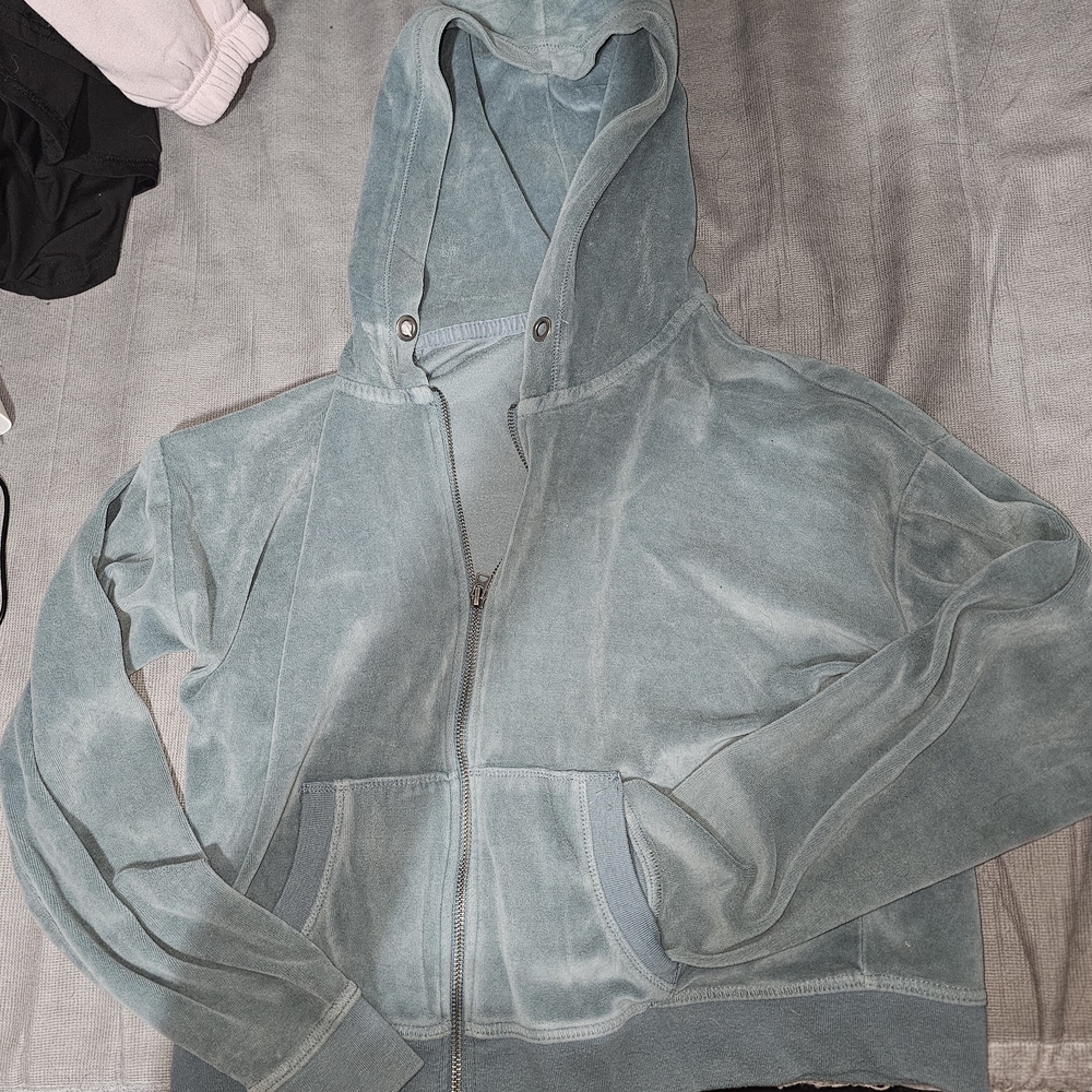 Aeropostale Blue Hooded Jacket
